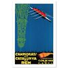 Image 1 : "Campionats de Catalunya" Hand Pulled Lithograph by the RE Society, Image Originally by Camiro. Incl