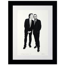 "Paul McCartney & Ringo Starr" Limited Edition Giclee by Rob Shanahan, Numbered and Hand Signed with