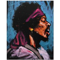  Jimi Hendrix (Bandana)  Limited Edition Giclee on Canvas (28  x 35 ) by David Garibaldi, Numbered a