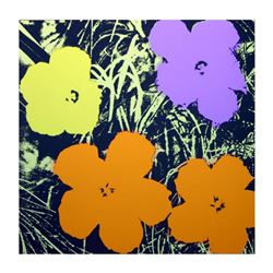 Andy Warhol  Flowers 11.67  Silk Screen Print from Sunday B Morning.