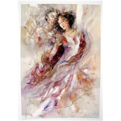 Gary Benfield  Purple Shawl  Giclee on Paper