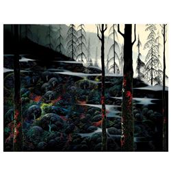 Eyvind Earle (1916-2000),  Dawns First Light  Limited Edition Serigraph on Paper; Numbered & Hand Si