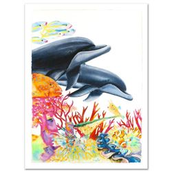  Sea of Color  Limited Edition Giclee on Canvas (29.5  x 41.5 ) by Wyland, Numbered and Hand Signed 