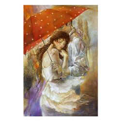 Lena Sotskova, "Cherish" Hand Signed, Artist Embellished Limited Edition Giclee on Canvas with COA.