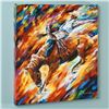 Image 3 : Leonid Afremov "Rodeo, Dangerous Games" Limited Edition Giclee on Canvas, Numbered and Signed; Certi