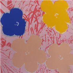 Andy Warhol- Silk Screen  Flowers 11.70 