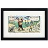 Image 1 : Bizarro! "Big Day in the Woods" is a Framed Limited Edition Hand Signed by creator Dan Piraro; Numbe