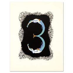 Erte (1892-1990),  Numeral 3  Limited Edition Serigraph, Numbered and Hand Signed with Certificate o