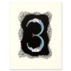 Image 1 : Erte (1892-1990), "Numeral 3" Limited Edition Serigraph, Numbered and Hand Signed with Certificate o