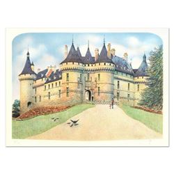 Rolf Rafflewski,  Chateau de Chaumont  Limited Edition Lithograph, Numbered and Hand Signed.