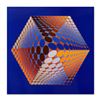 Image 2 : Victor Vasarely (1908-1997), "Progressions 3 Portfolio" Includes 8 Heliogravure Prints, Titled Inver