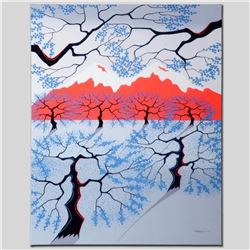  Red Mountains  Limited Edition Giclee on Canvas by Larissa Holt, Numbered and Signed with COA. This