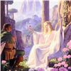 Image 2 : "The Gift Of Galadriel" Limited Edition Giclee on Canvas by Greg Hildebrandt. Numbered and Hand Sign