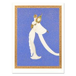 Erte (1892-1990), "Tanagra Blue" Limited Edition Serigraph, Numbered and Hand Signed with Certificat