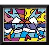 Image 1 : Romero Britto "Cheers" Custom Framed