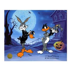 Chuck Jones  Trick Or Treat  Hand Signed, Hand Painted Limited Edition Sericel.