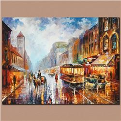 Leonid Afremov "Paris 1925" Limited Edition Giclee on Canvas, Numbered and Signed; Certificate of Au