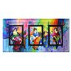 Image 1 : Patricia Govezensky- Original Watercolor with Hand Painted Frame "Fancy Moment"