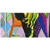 Image 3 : Patricia Govezensky- Original Watercolor with Hand Painted Frame "Fancy Moment"