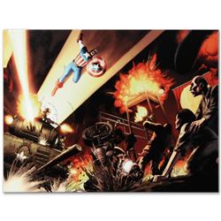 Marvel Comics  Fallen Son: Death of Captain America #5  Numbered Limited Edition Giclee on Canvas by