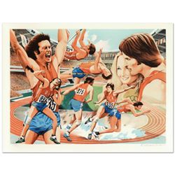 William Nelson,  Bruce Jenner  Limited Edition Serigraph, Numbered and Hand Signed by the Artist.