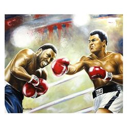 Dimitry Turchinsky- Original Oil on Canvas  Ali vs Frazier 