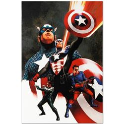 Marvel Comics  Captain America #600  Numbered Limited Edition Giclee on Canvas by Steve Epting with 