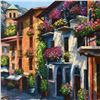 Image 2 : Howard Behrens (1933-2014), "Village Hideaway" Hand Embellished Limited Edition on Textured Board, N