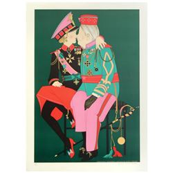  Corporal Benedikt & Grand Duke Victor  Limited Edition Lithograph by Denis Paul Noyer, Numbered and