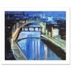 Image 1 : "Dublin by Night" Limited Edition Giclee on Canvas by Alex Zwarenstein, Numbered and Hand Signed wit