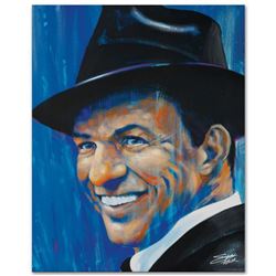  Old Blue Eyes  Limited Edition Giclee on Canvas by Stephen Fishwick, Numbered and Signed with COA. 