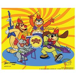 "Tra La La" Limited Edition Sericel featuring The Banana Splits from Hanna-Barbera. Includes Certifi