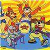 Image 2 : "Tra La La" Limited Edition Sericel featuring The Banana Splits from Hanna-Barbera. Includes Certifi