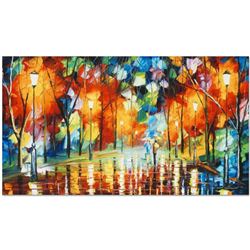 Leonid Afremov  Mirror Streets  Limited Edition Giclee on Canvas, Numbered and Signed; Certificate o