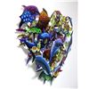 Image 2 : Vera V. Goncharenko- Original Painting on Cutout Steel "Deep Ocean"