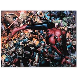 Marvel Comics "New Avengers #45" Numbered Limited Edition Giclee on Canvas by Jim Cheung with COA.