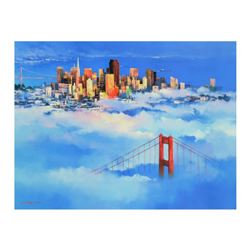 H. Leung,  San Francisco Dreaming  Limited Edition on Canvas, Numbered and Hand Signed with Letter o