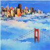 Image 2 : H. Leung, "San Francisco Dreaming" Limited Edition on Canvas, Numbered and Hand Signed with Letter o