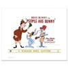 Image 1 : "People are Bunny" Limited Edition Giclee from Warner Bros., Numbered with Hologram Seal and Certifi