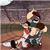 Image 2 : "Homerun Popeye, Reds" Limited Edition Sericel from King Features Syndicate, Inc., Numbered with COA