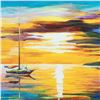 Image 2 : Leonid Afremov "Sunset" Limited Edition Giclee on Canvas, Numbered and Signed; Certificate of Authen