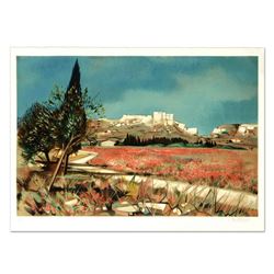 Robert Vernet Bonfort,  Baux  Limited Edition Lithograph, Numbered and Hand Signed.