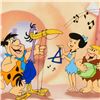 Image 2 : "Fred Plays the Harp" Limited Edition Sericel from the Popular Animated Series The Flintstones. Incl