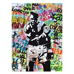 Nastya Rovenskaya- Mixed Media "Muhammad Ali"