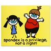 Image 1 : "Spandex Is a Privilege, Not a Right" Limited Edition Lithograph by Todd Goldman, Numbered and Hand 