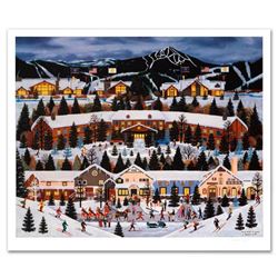  Alpine Winter Grandeur  Limited Edition Lithograph by Jane Wooster Scott, Numbered and Hand Signed 