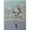 Image 2 : Salvador Dali- Hand Colored Original Etching "Flung Out Like a Fag-End by the Big-Wigs"