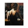Image 1 : Fabian Perez, "Senorita W Red Hair" Hand Textured Limited Edition Giclee on Board. Hand Signed and N