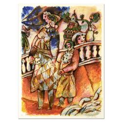 Theo Tobiasse (1927-2012), "Enfants De Prague" Limited Edition Lithograph, Numbered and Hand Signed 