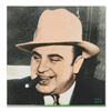 Image 1 : Ringo, "Al Capone" One-of-a-Kind Hand-Pulled Silkscreen and Mixed Media Painting on Canvas, Hand Sig